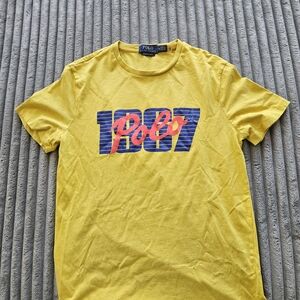 Polo by Ralph Lauren Yellow Graphic T-Shirt for Men